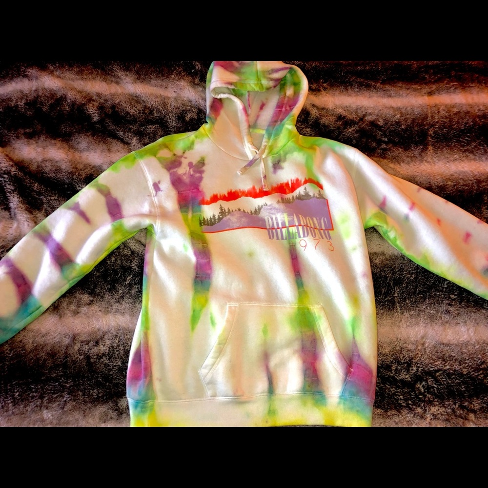 Womens Billabong Tie Dye Hoodie